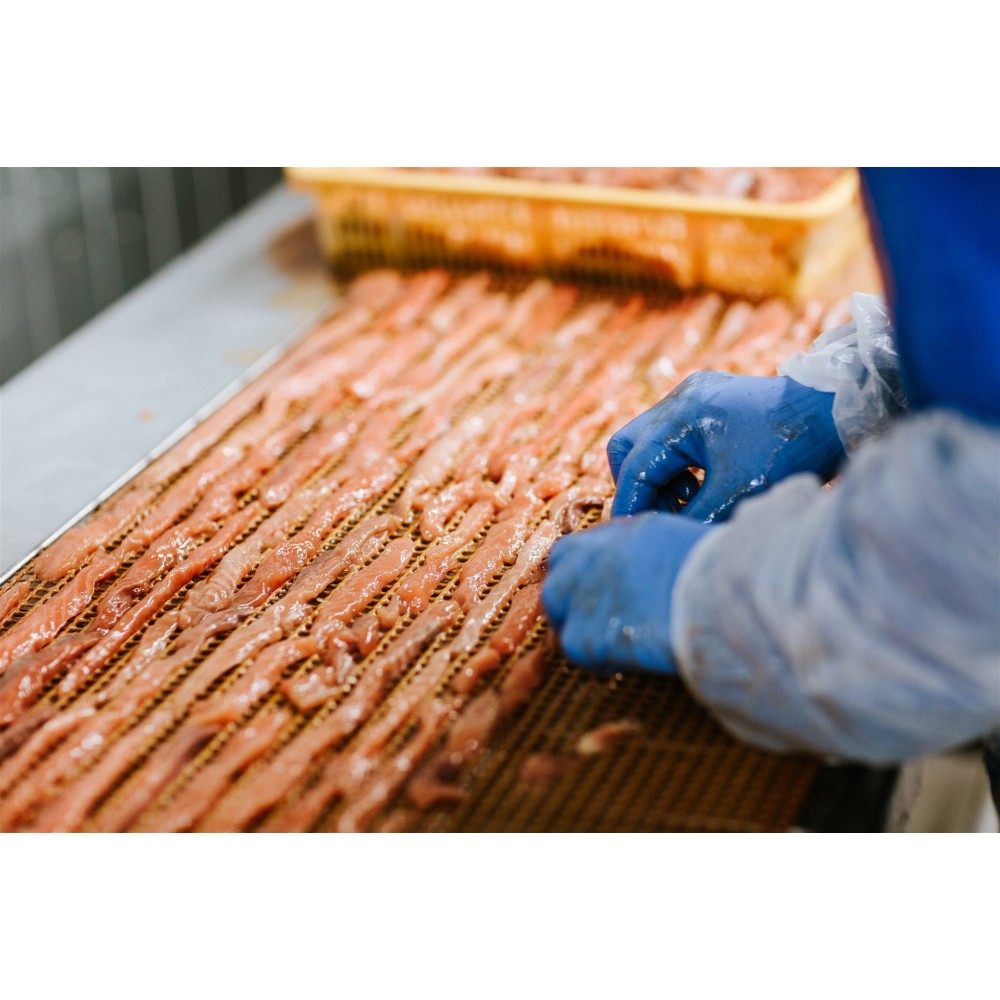 Candied Salmon Jerky - Maple