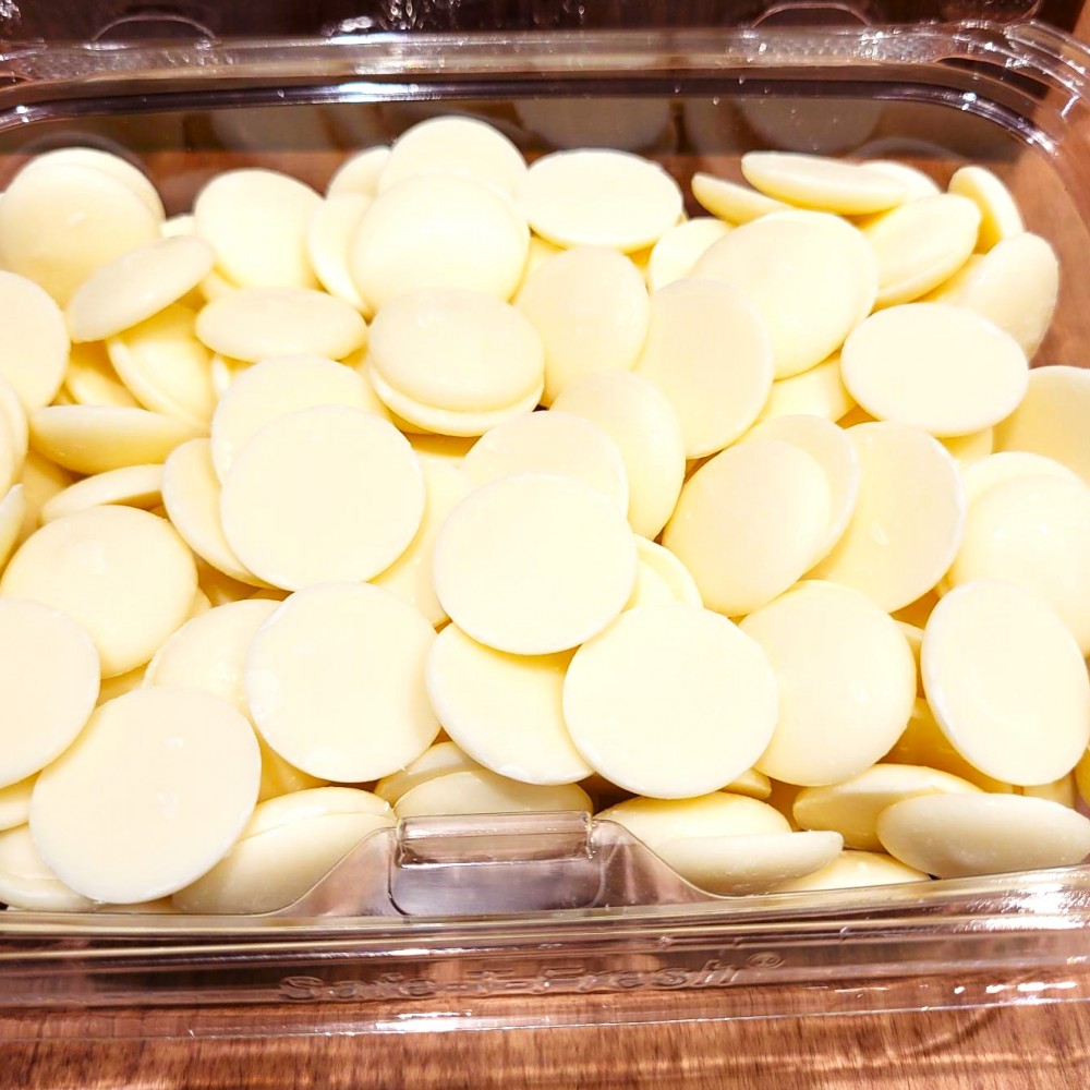 Merckens White Chocolate Melting Wafers (per lb.)